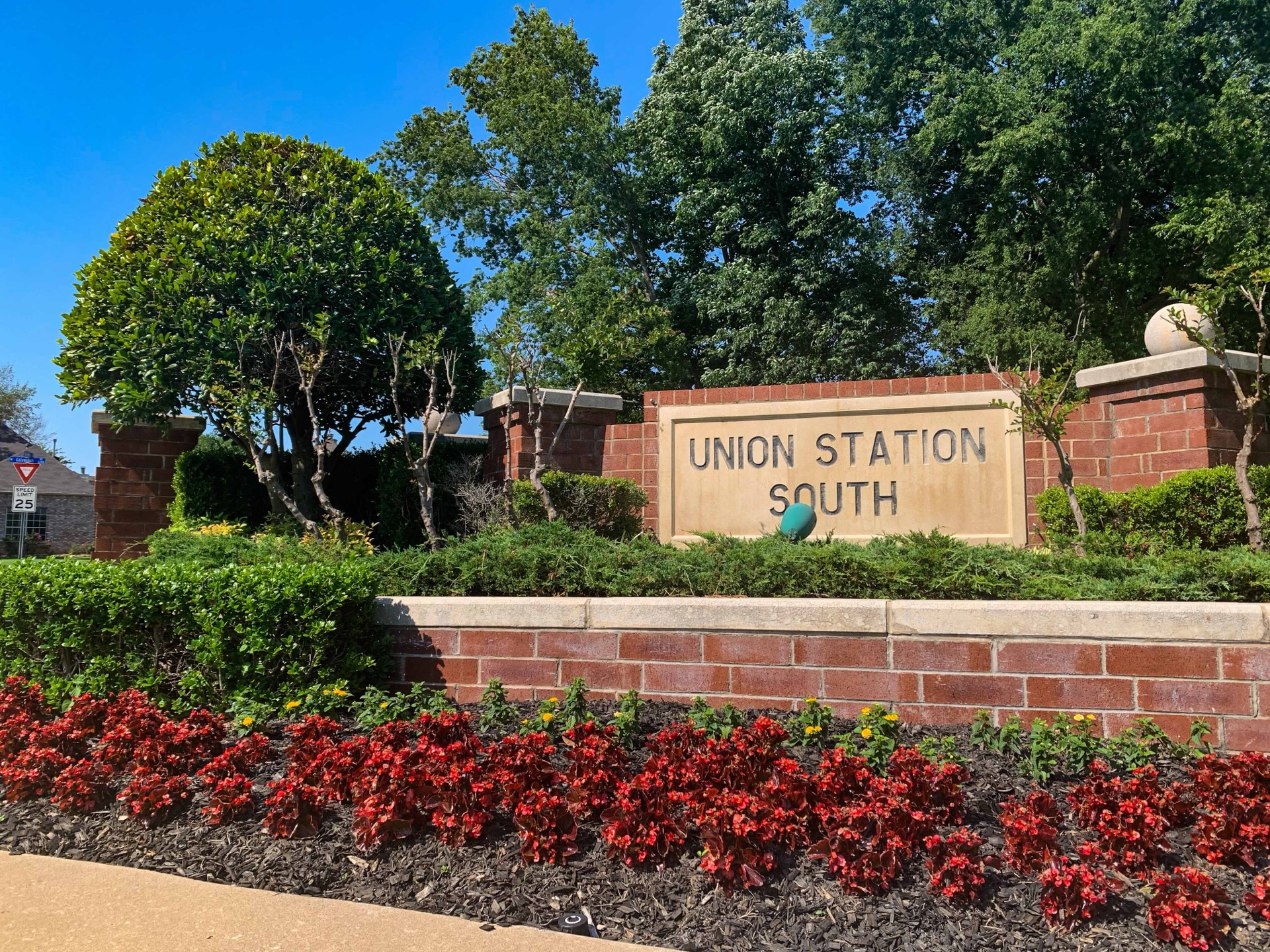 Union Station South neighborhood entrance sign